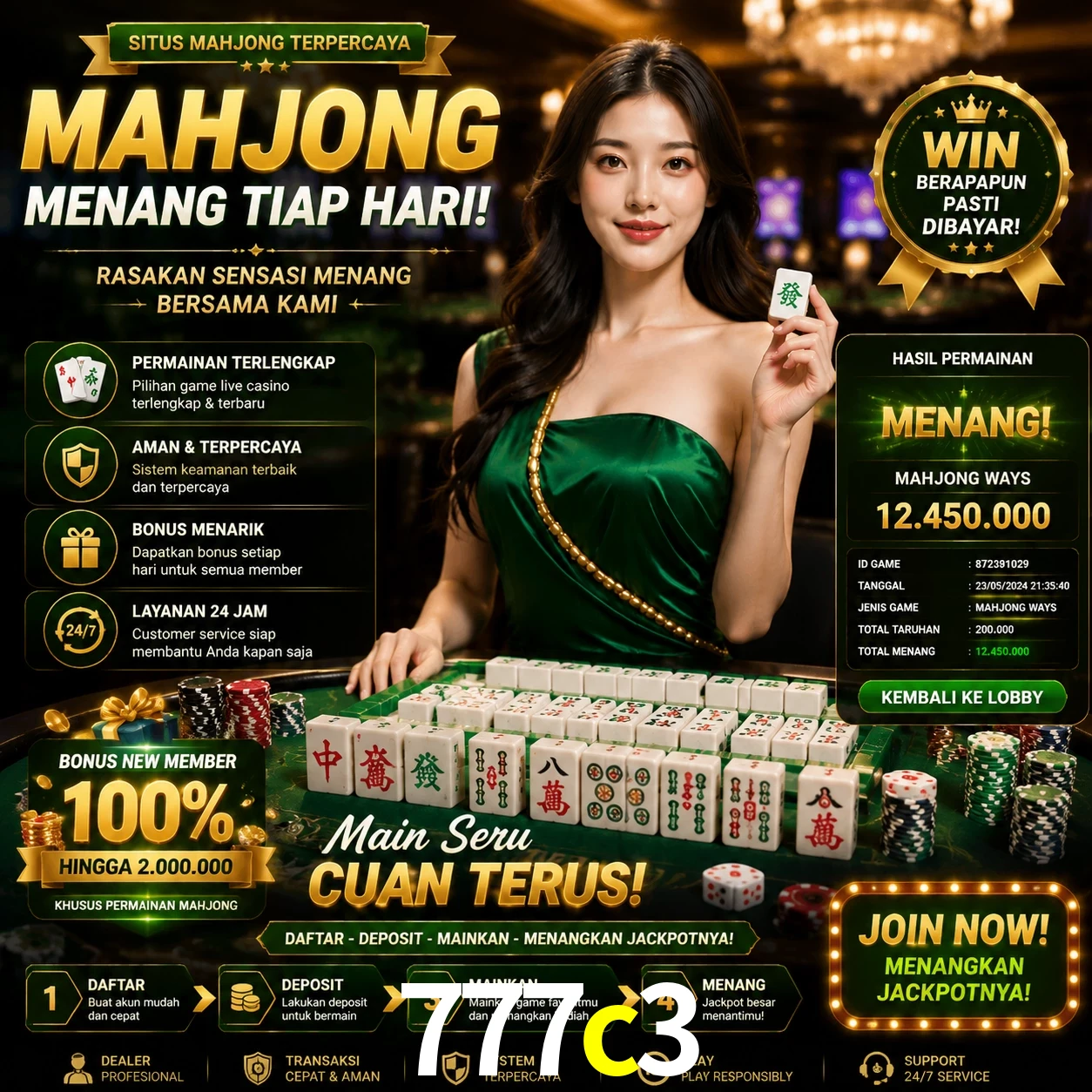 Cashback VIP 777c3 - reembolso semanal